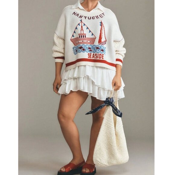 Autumn in Posh C 🍁 | Euro Style The Massachusetts Seaside Sweater - Picture 8 of 10